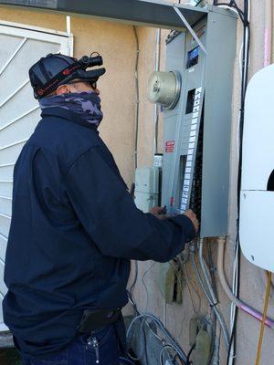 We do complimentary panel inspections when working on any of our customers circuits.