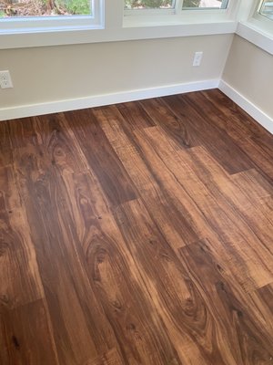 Our new floor in natural light. (Karndean Korloc in Natural Koa)