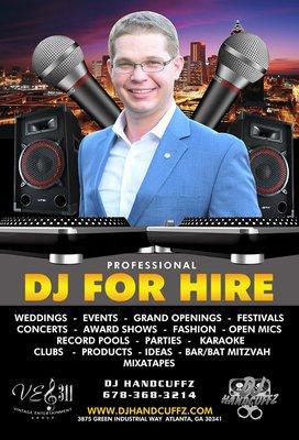 DJ for Hire... www.atlpartyplanners.com