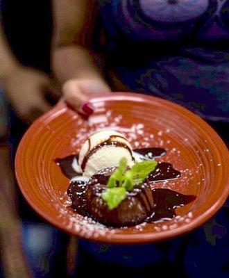 Chocolate Lava Cake for dessert