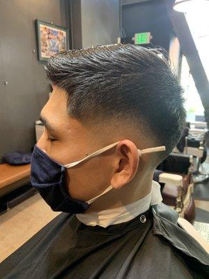 Medium skin fade