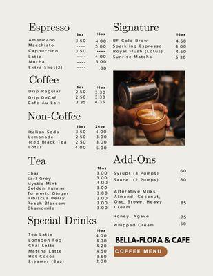 Drink Menu