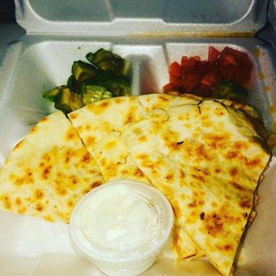 Chicken quesadillas