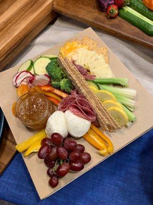 Example of a beautiful charcuterie board