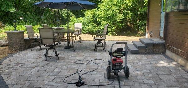 Beautiful new back patio