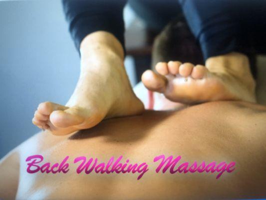 Back walking massage