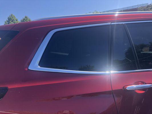 2022 Cadilac XT6 after we replace the window