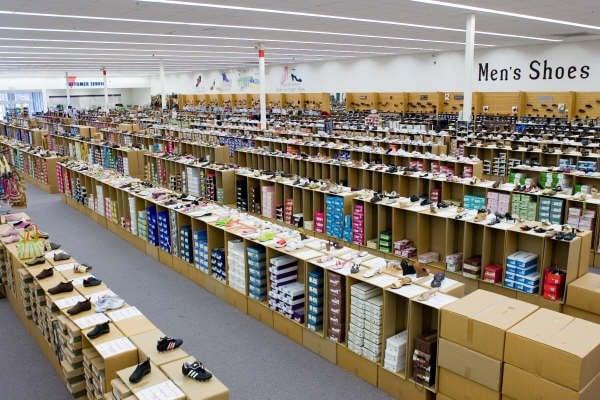 Rows upon rows of shoes!!!