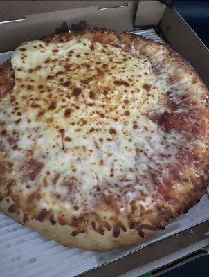 Uncut pizza