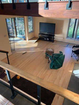 Wood Flooring installation