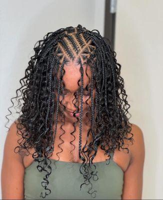 Knotless braids