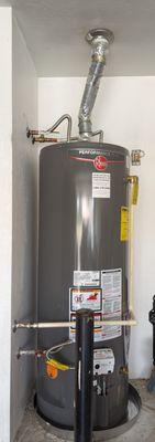 We love the Gas Water Heater from Home Depot. Ivan the tech from Delta did an outstanding job. I highly recommend!