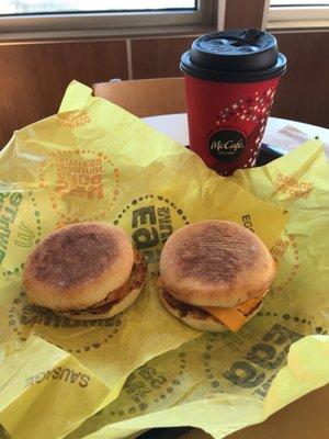 BOGOF Egg McMuffin with the App.