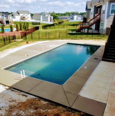 Pool deck