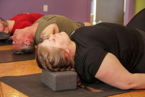 Find rest, deep stretching, and all the support your practice may desire.