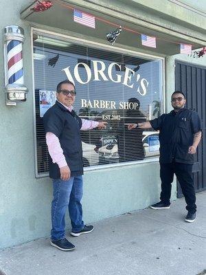 Welcome to Jorge's Barber Shop in South Park San Diego, we will  help you to  look GREAT for that special event.