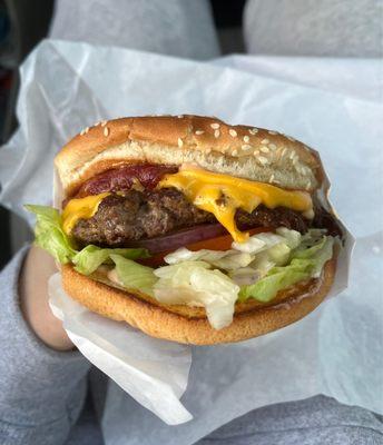 Bacon Cheeseburger - it is LEGIT. It is worth the hour drive when I have a good burger craving