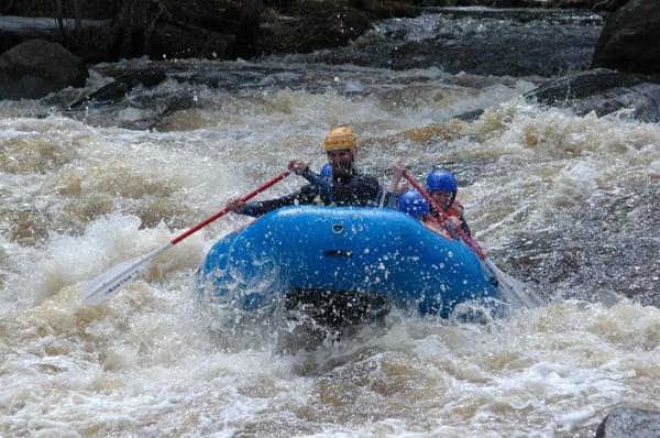 Rafting on the Peshtigo River with Thornton's