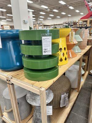 Cute patio accent tables, reasonably priced.