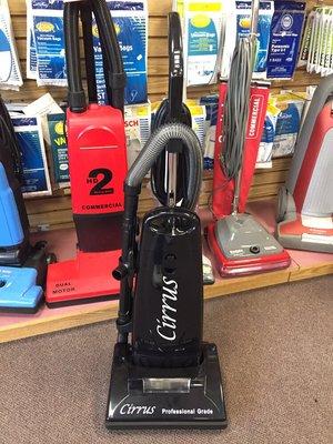 Powerful vacuums upright with on board tools will get the dirt everywhere