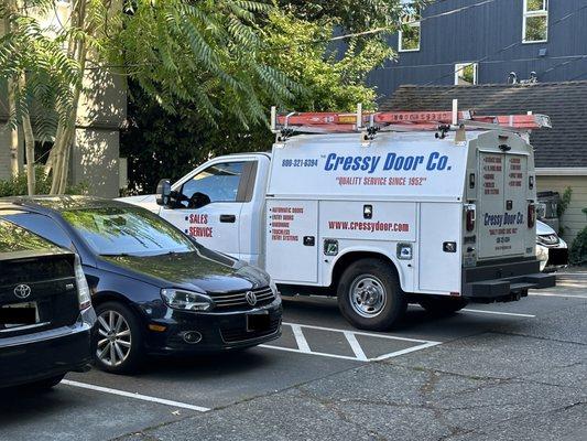 Employees parked in private parking, refused to move