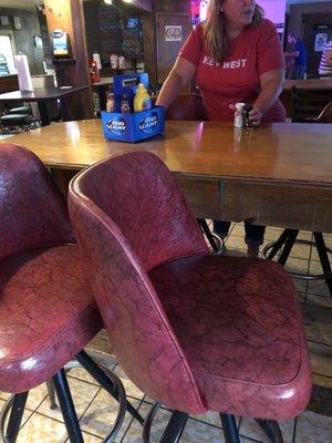 Wonderful old, comfy stools!