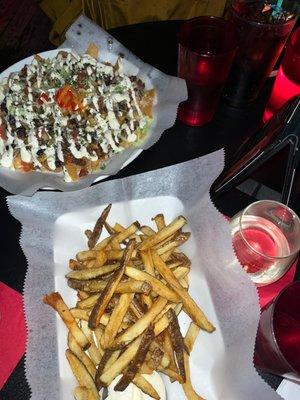 Nachos and fries