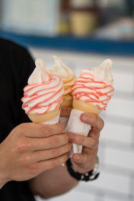 Ice cream at Dairy Freeze in Fairmont, MN