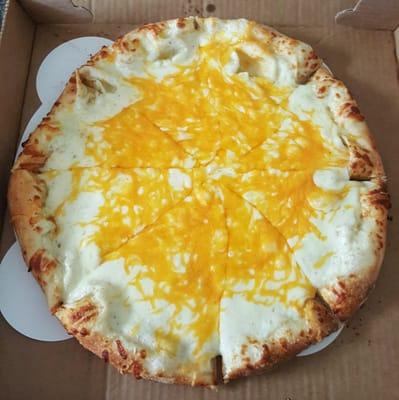 Pierogi pizza without onions