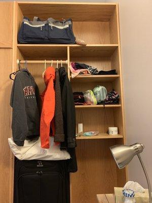 Closet space