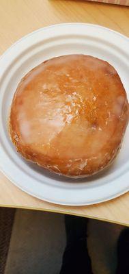 Huge jelly stuffed donut.