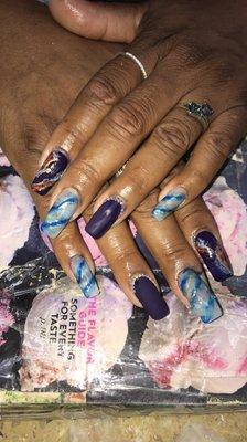 Marble nails