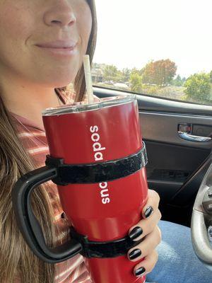 Sodalicious tumbler