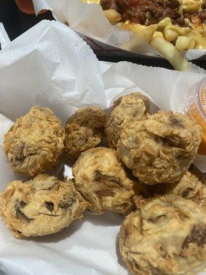 Fried mushrooms