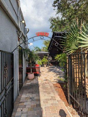 Entrance to garden