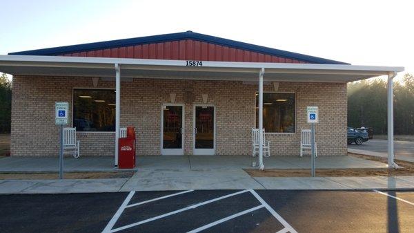 Front of the restaurant