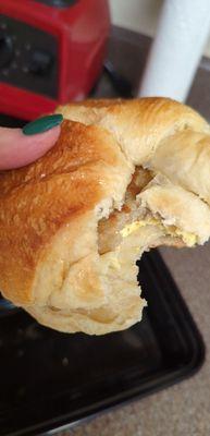 Sausage/egg/cheese croissant, Soo fresh and yummy