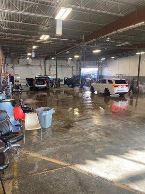 Open space for car wash at the New Hot Spot