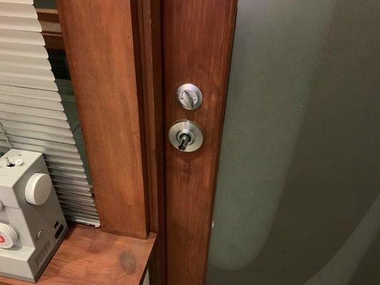 Door knob fell off and it took forever to get them to fix it.