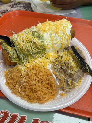 Chimichanga plate