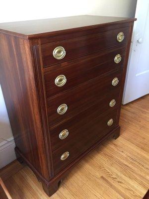 Refinished cherry dresser.