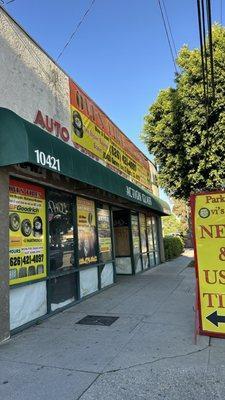 Big selection of tires - this is the smaller second location on Garvey Ave