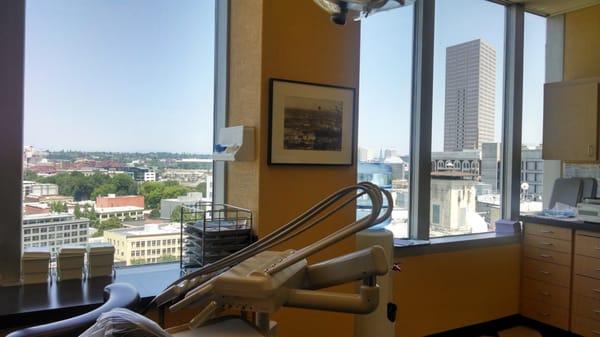 Lovely view from the dental chair.