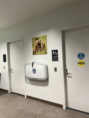 Gender neutral restrooms - Gems section