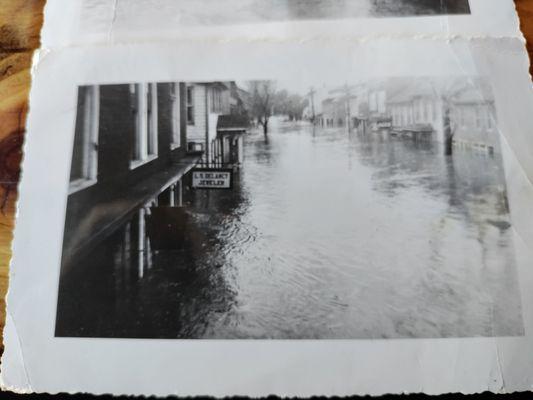 Flood of 1936. Main St Duncannon, Pa