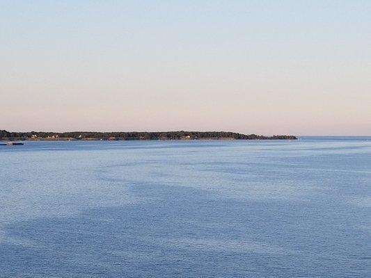 Moonrise over the Chesapeake Bay