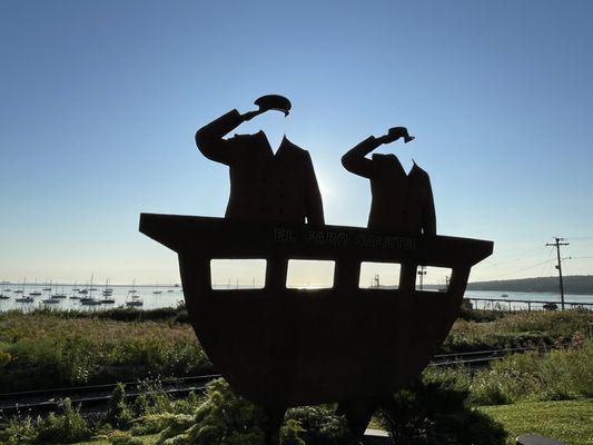 El Faro Salute sculpture