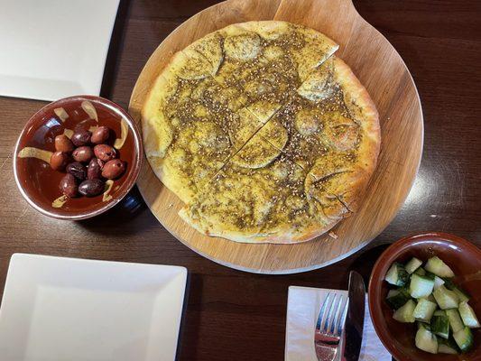 Zaatar Manakish Pie