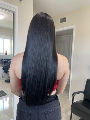 Keratin treatment