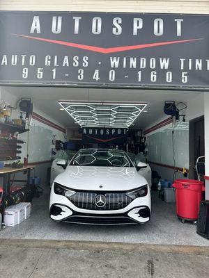 Mercedes window tint